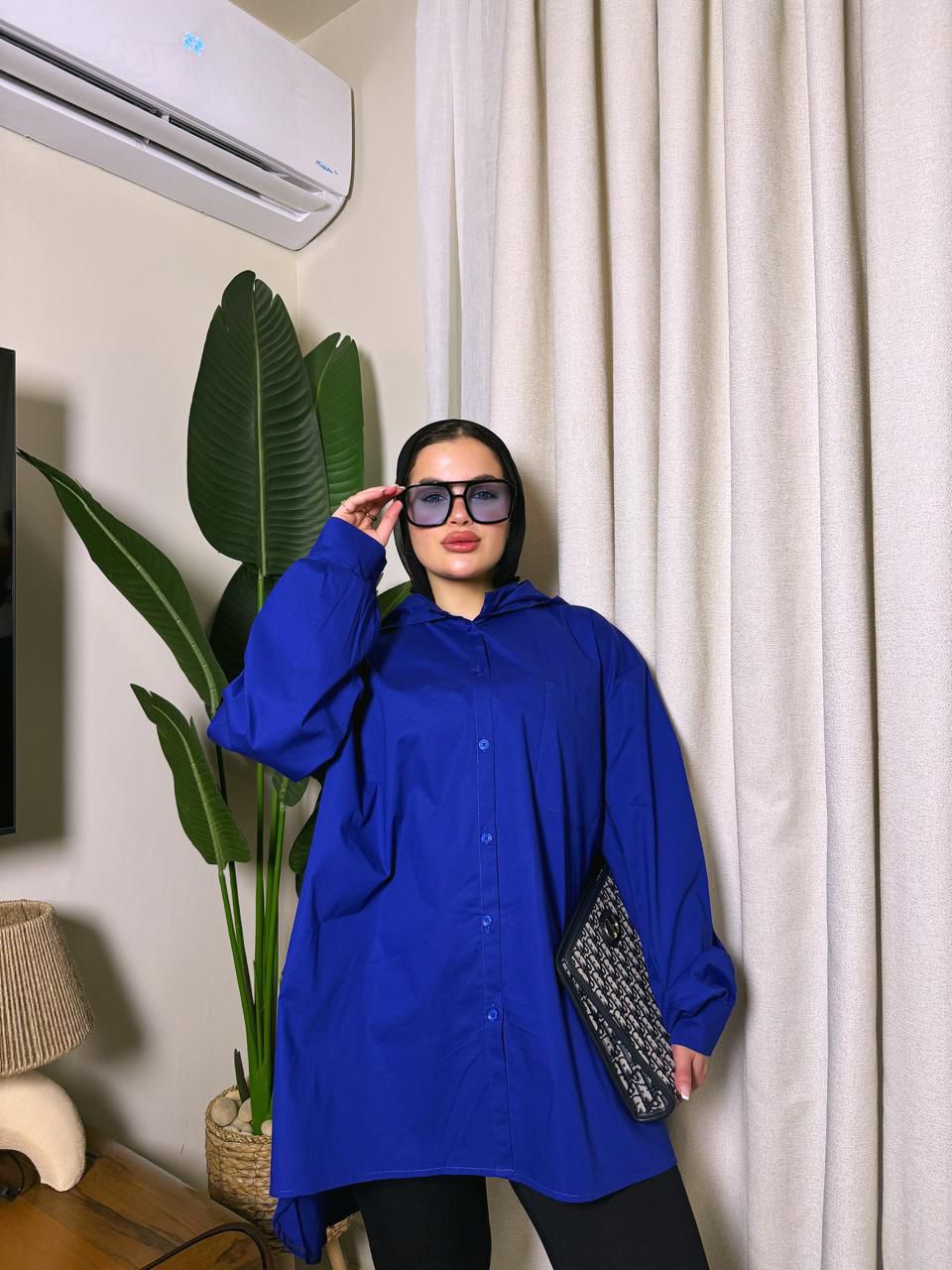 Long comfy hood shirt