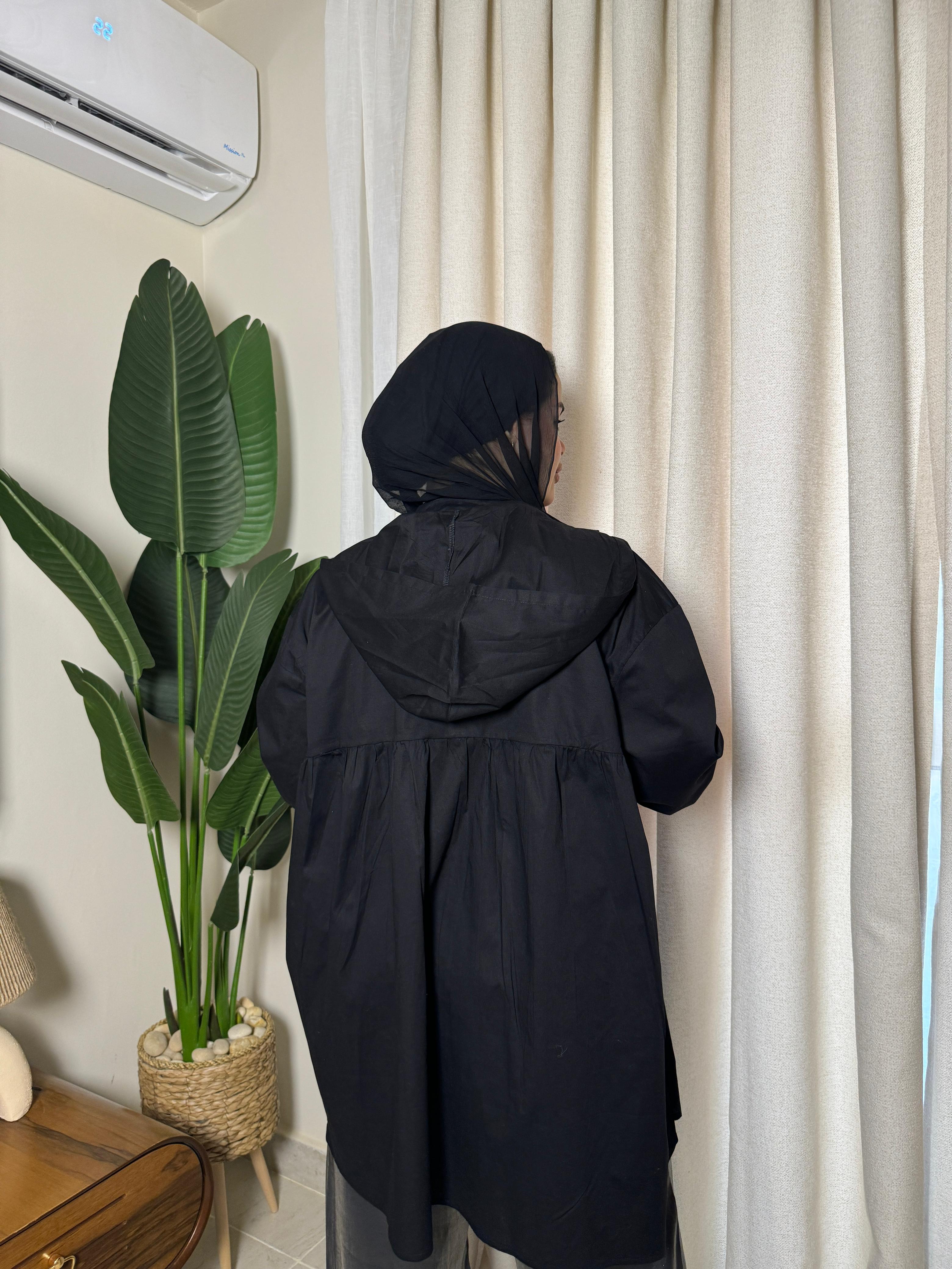 Long comfy hood shirt