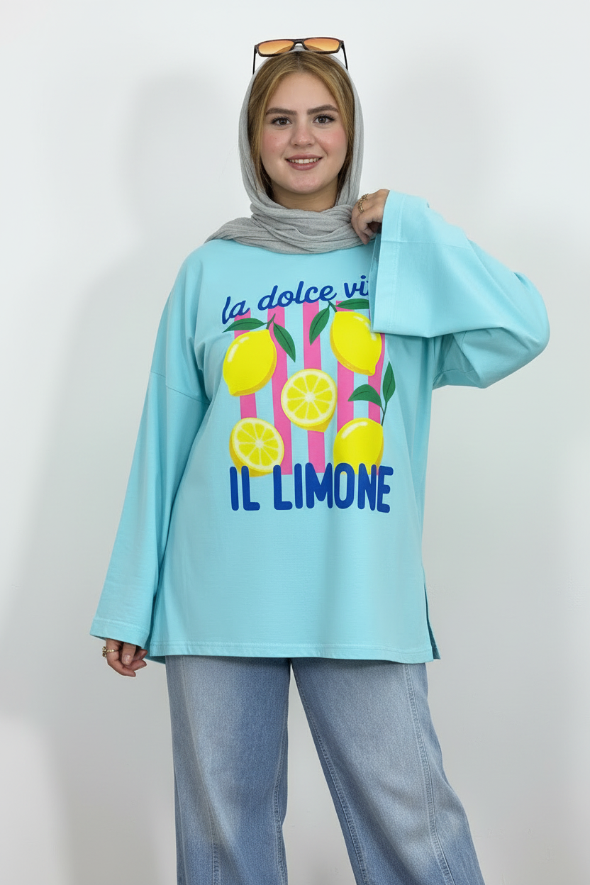Dolce Limone Oversized Tee "