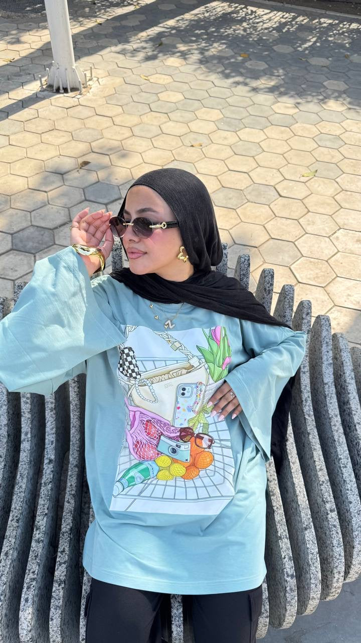 Girly Essentials Oversized Tee “