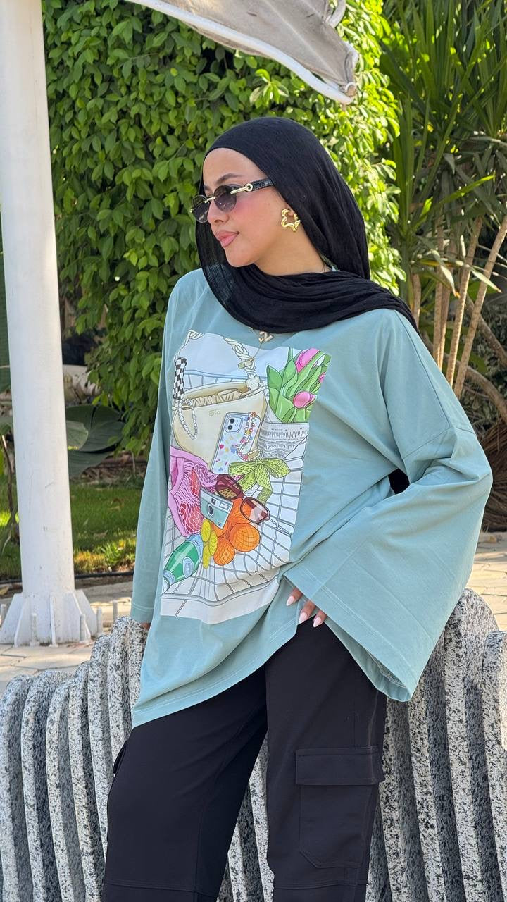 Girly Essentials Oversized Tee “