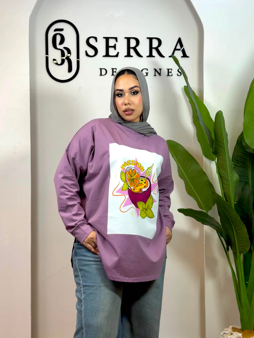 Oversized printed t-shirt