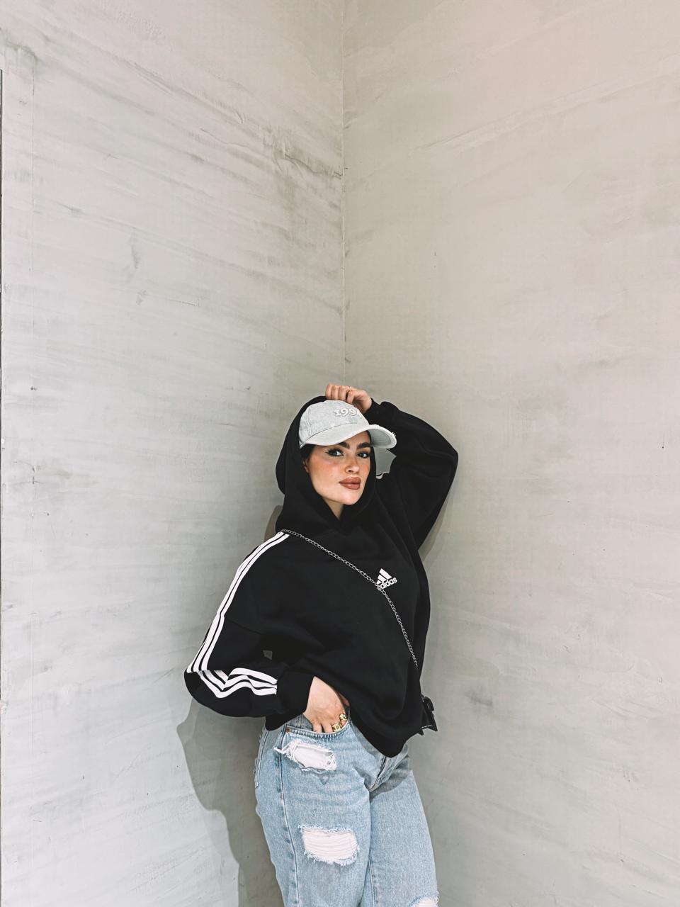 Modern adidas hoodie