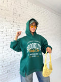 BROOKLYN Green hoodie