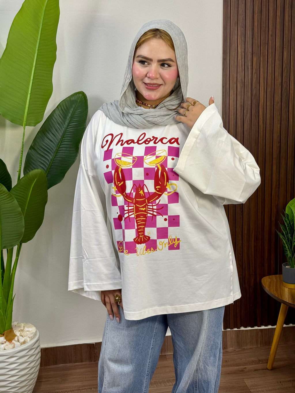 Mallorca Lobster Oversized Tee “
