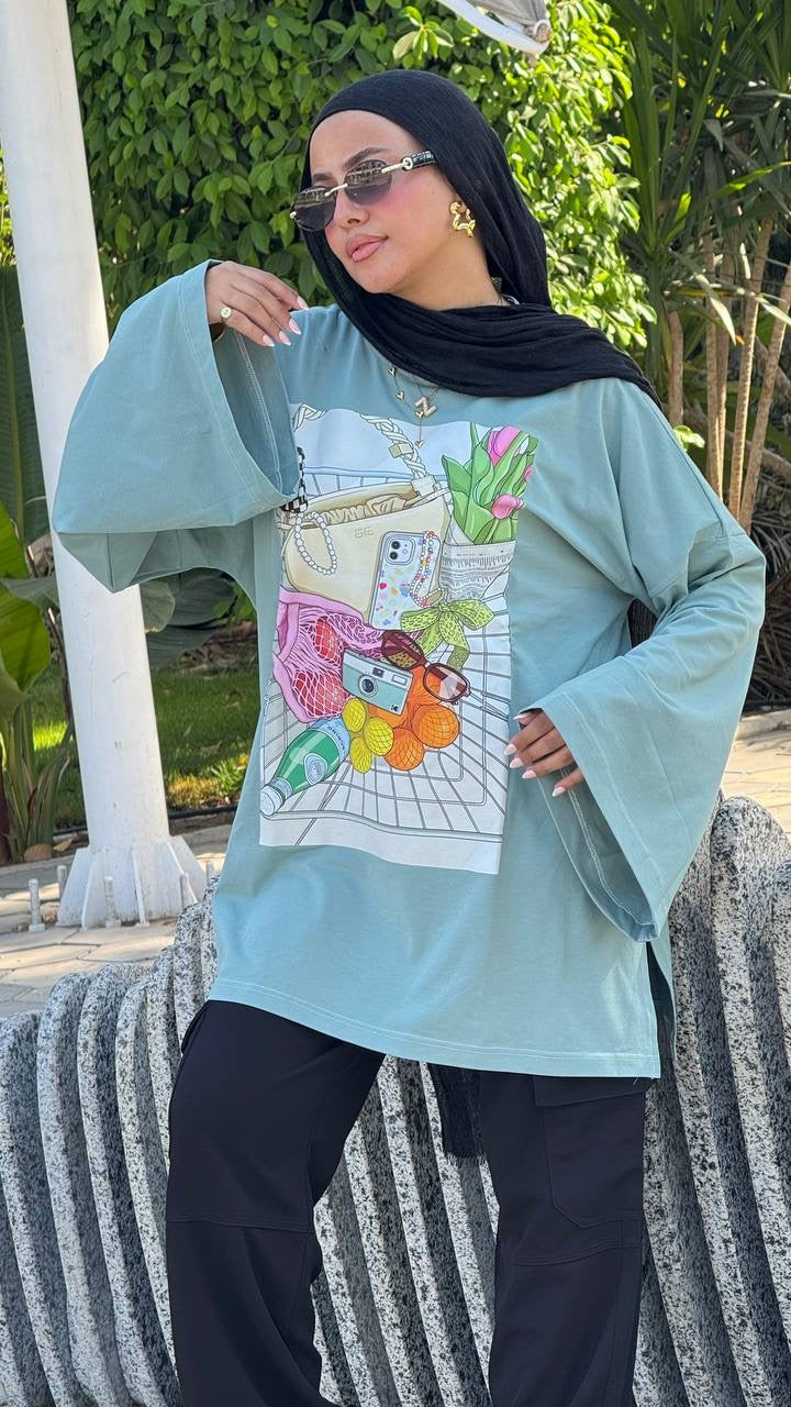 Girly Essentials Oversized Tee “
