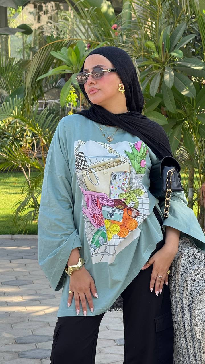 Girly Essentials Oversized Tee “