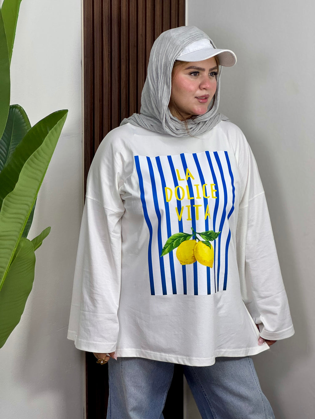 La Dolce Vita Lemon Oversized Tee "