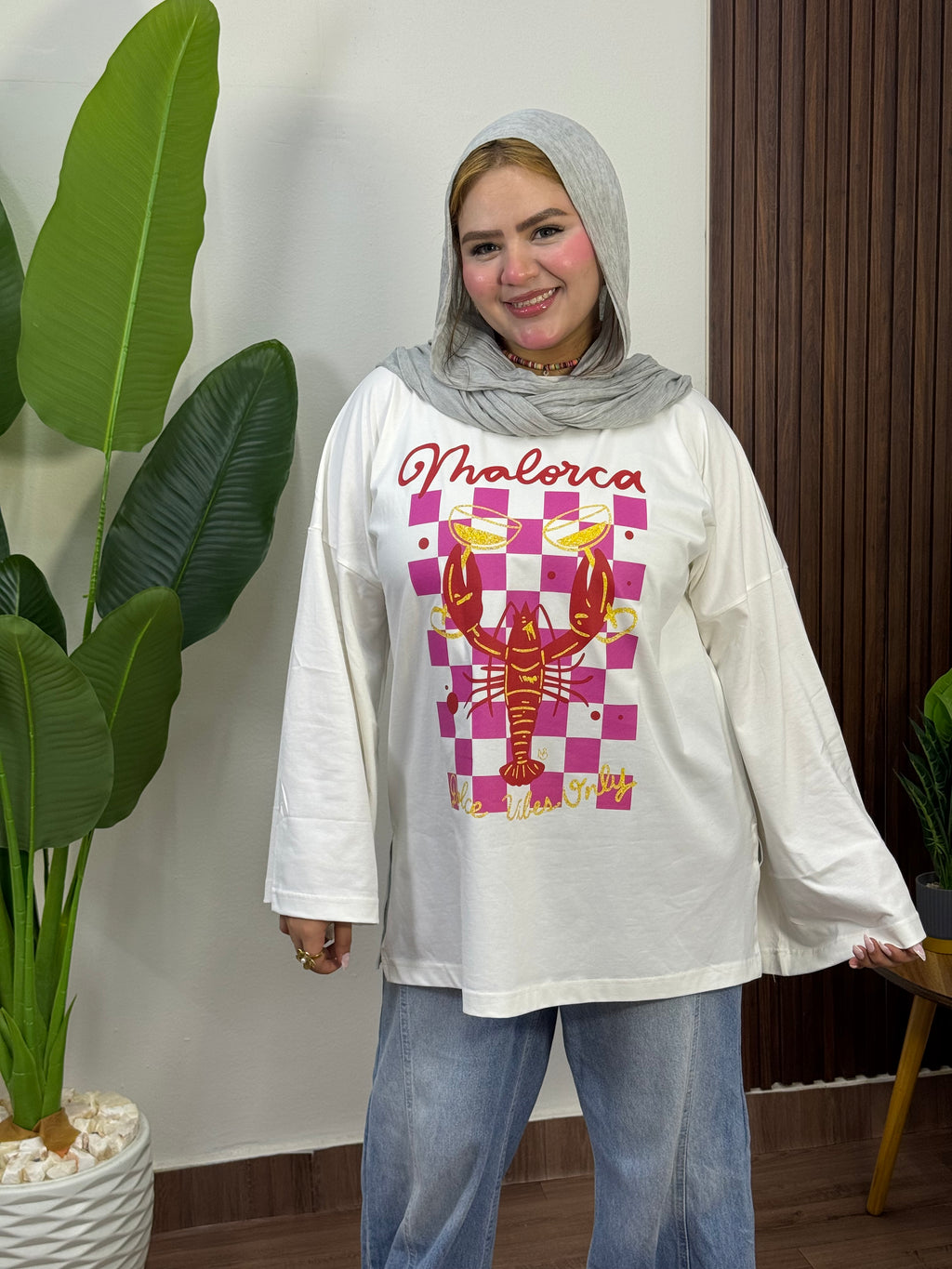 Mallorca Lobster Oversized Tee “