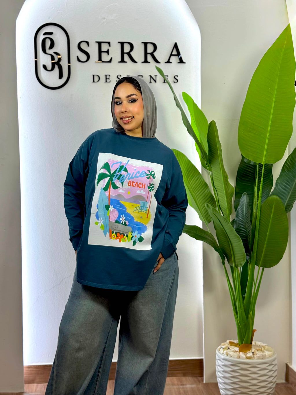 Oversized printed t-shirt