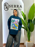 Oversized printed t-shirt