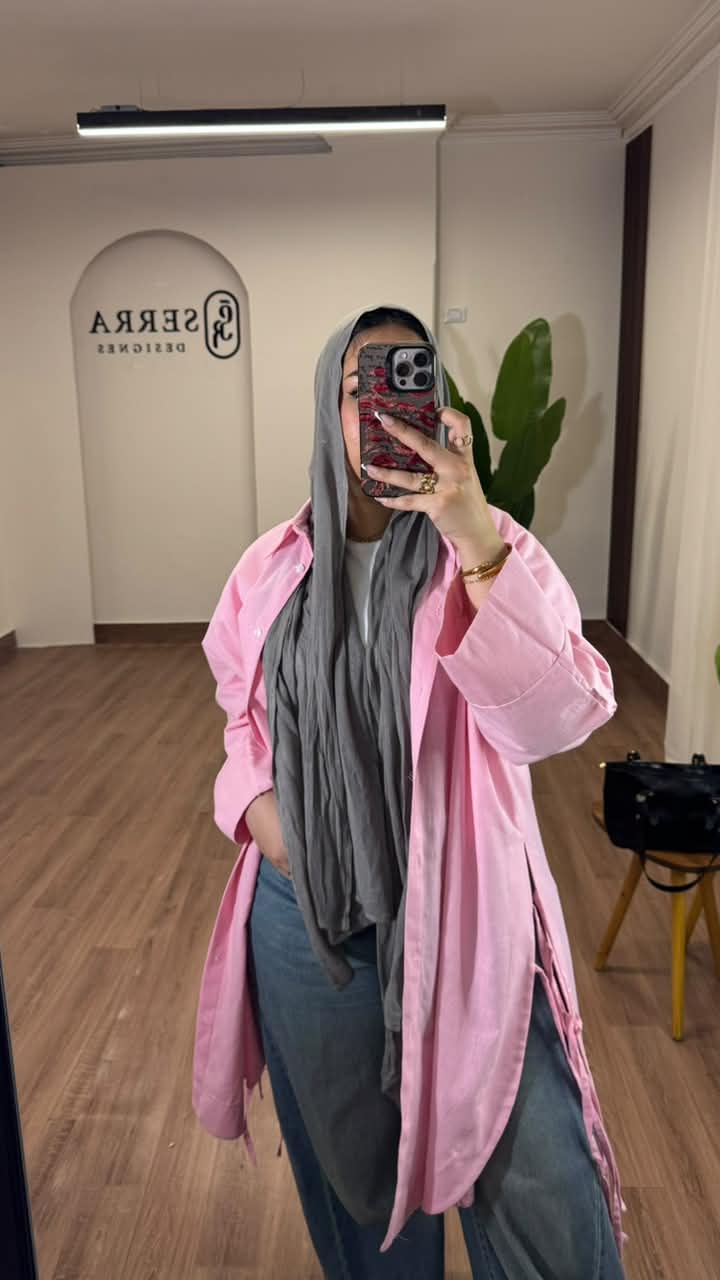 Linen Shirt in Bink