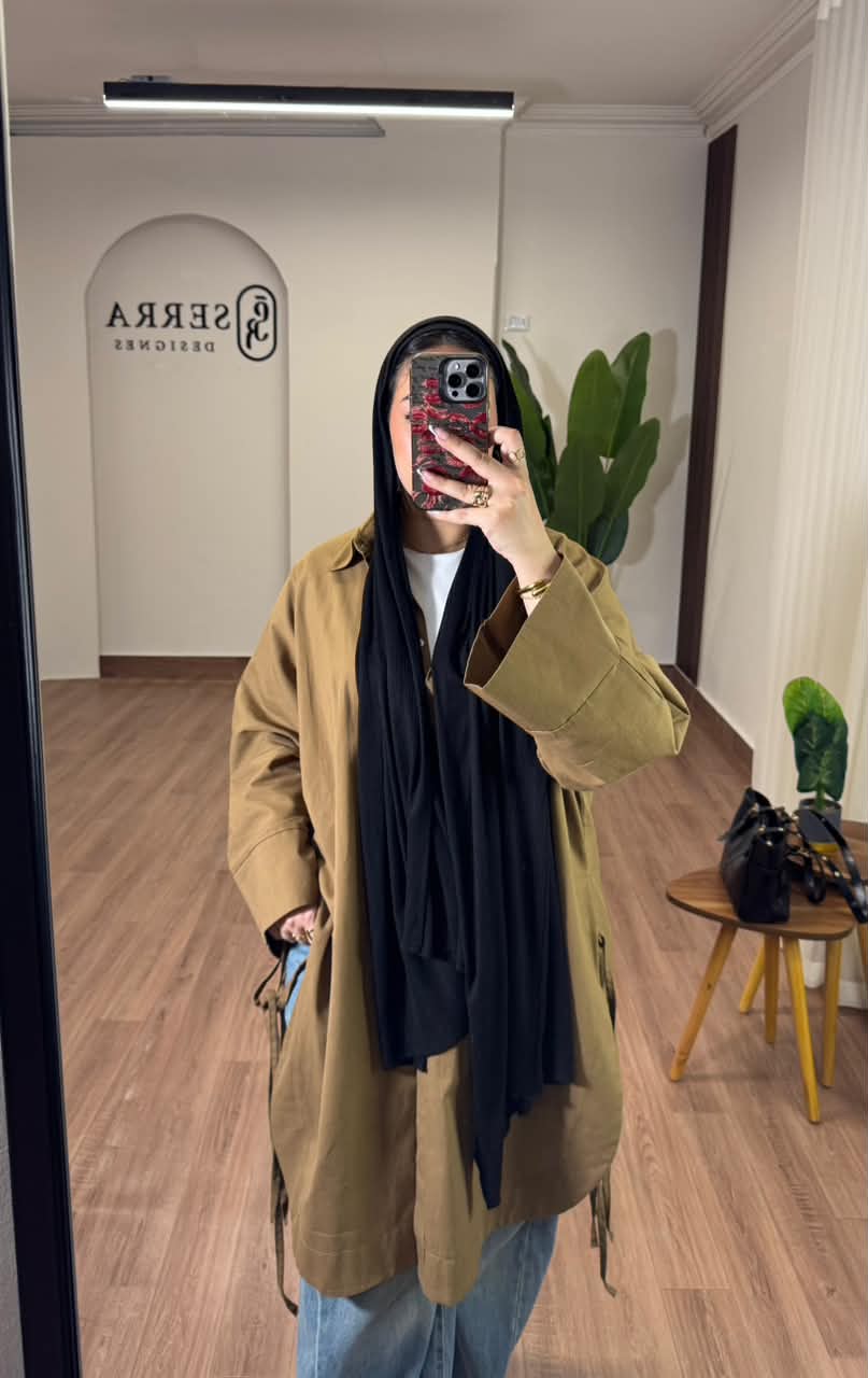 Linen Shirt in Light Brown